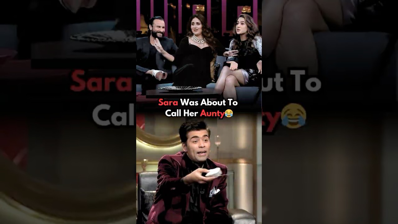 Sara Ali Khan Explains Why She Didn't Call Kareena 'Mom' on Koffee with Karan ☕