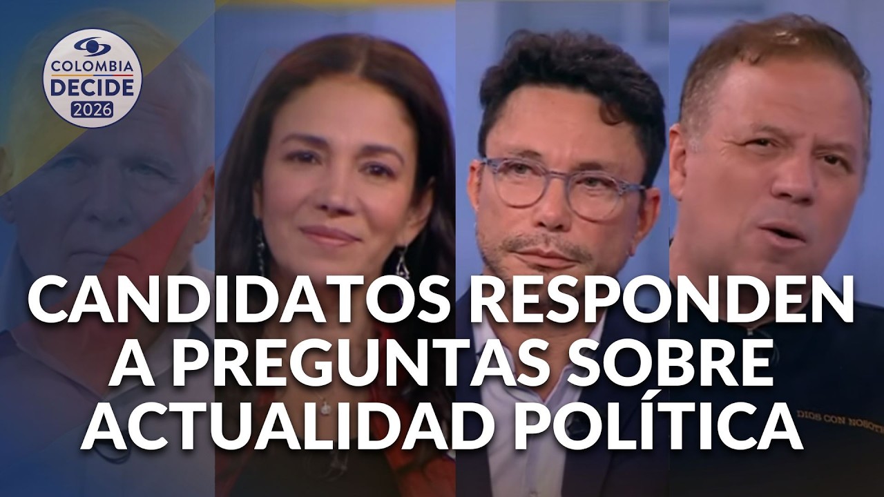 ¿Qué respondieron los candidatos a preguntas en materia política? | Debate presidencial