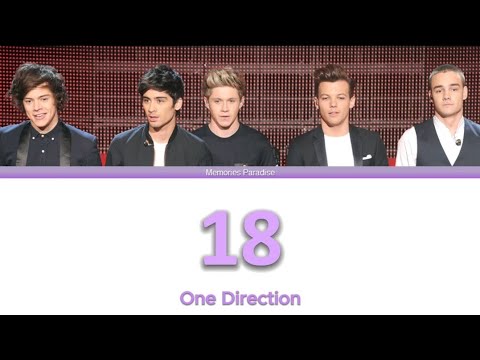 One Direction - 18 (Color Coded Lyrics) πΆ