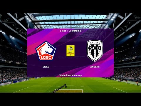 Lille vs Angers | 2019-20 Ligue 1 | PES 2020