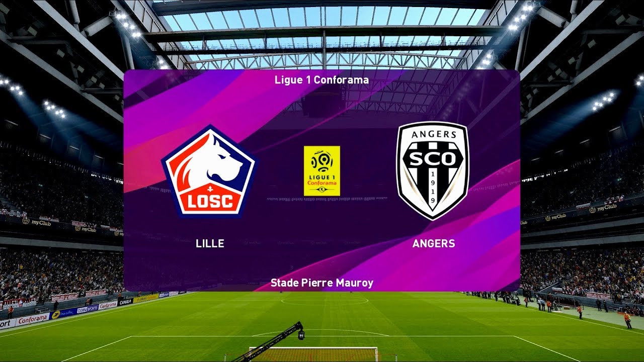Lille vs Angers | Exciting 2019-20 Ligue 1 Match Simulation in PES 2020 ⚽