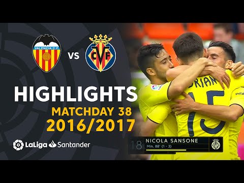 Resumen de Valencia CF vs Villarreal CF (1-3) J38 2016/2017