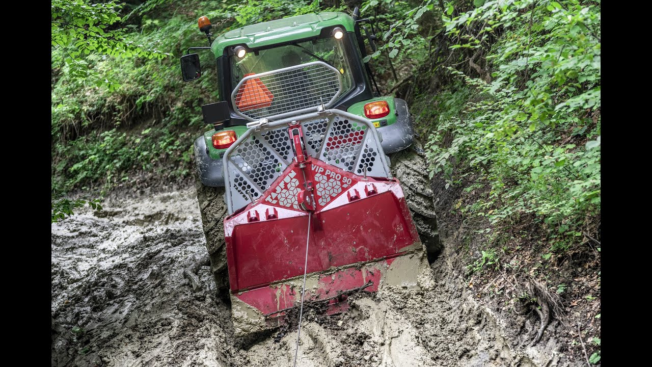 Tajfun VIP PRO 90 – Leistungsstarke Getriebeseilwinde für Profis 🚜