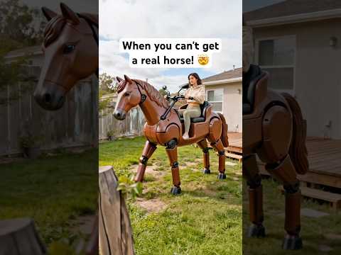 Wow! An E-Horse! For when you want a horse, but don’t have a farm! 😱👏