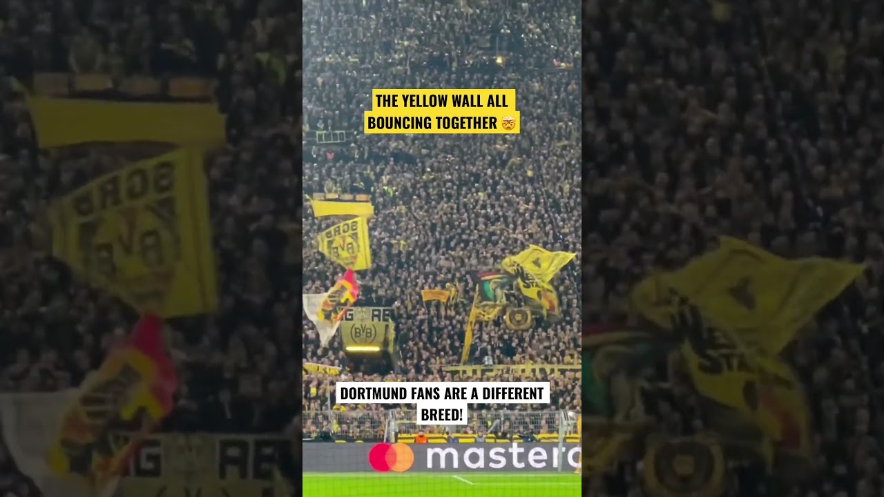 Yellow Wall Bounces as BVB Fans Clash with Chelsea 🤯