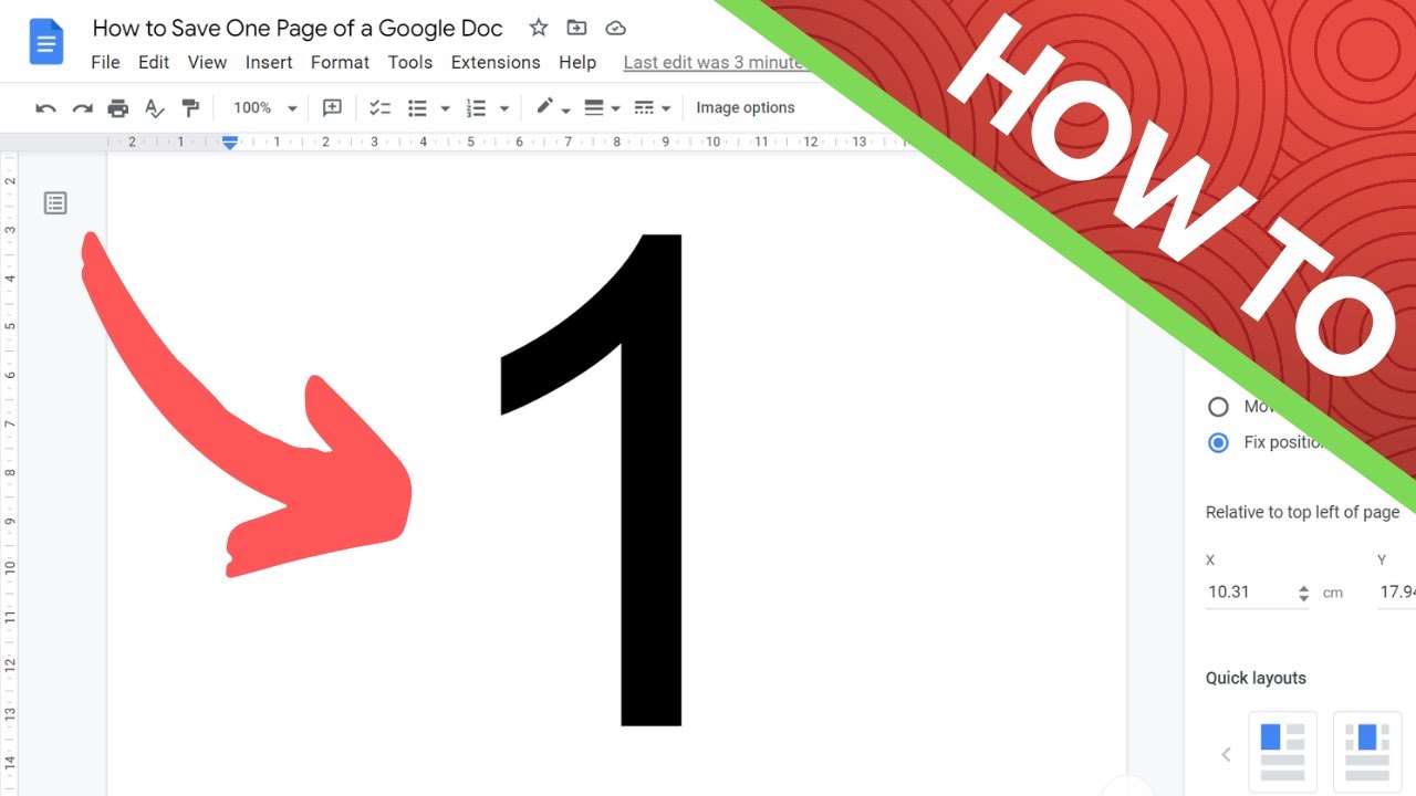 Easily Save a Single Page from Google Docs as PDF 📄
