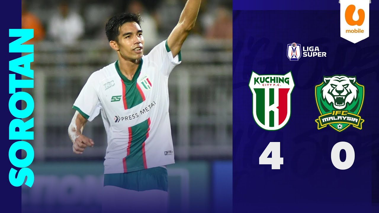 Kuching City FC Dominates Imigresen FC 4-0 | Liga Super 2025/26 Highlights ⚽