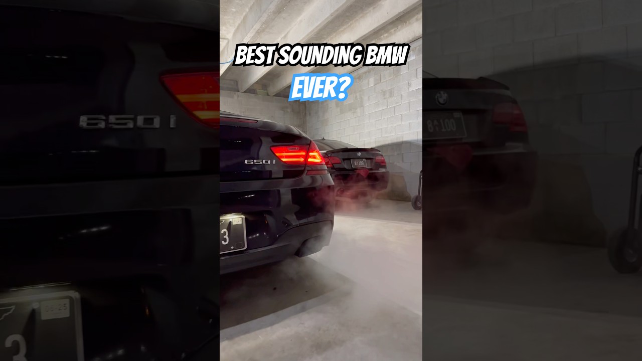 BMW 650i with Downpipes: Best Sounding BMW 🔥