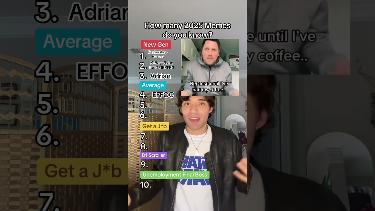 How Many 2025 Memes Do You Know? 🤔