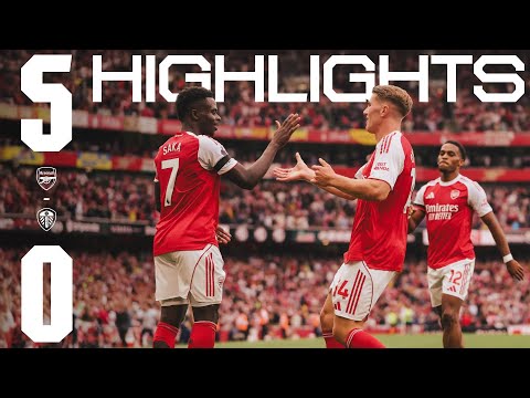 HIGHLIGHTS | Arsenal vs Leeds United (5-0) | Gyokeres and Timber with the doubles, Saka scores | EPL