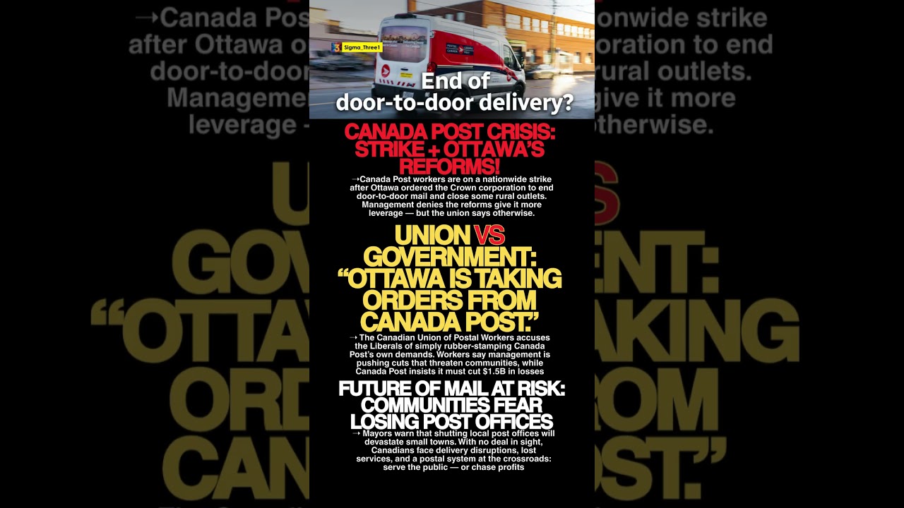 Canada Post Strike Sparks Nationwide Crisis