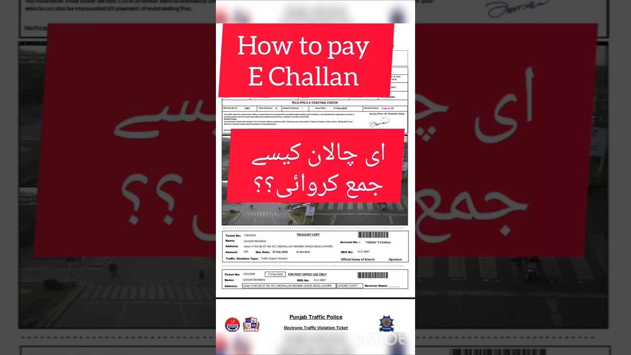 Easy Steps to Pay Your E-Challan via Jazz Cash or Easy Paisa 💳