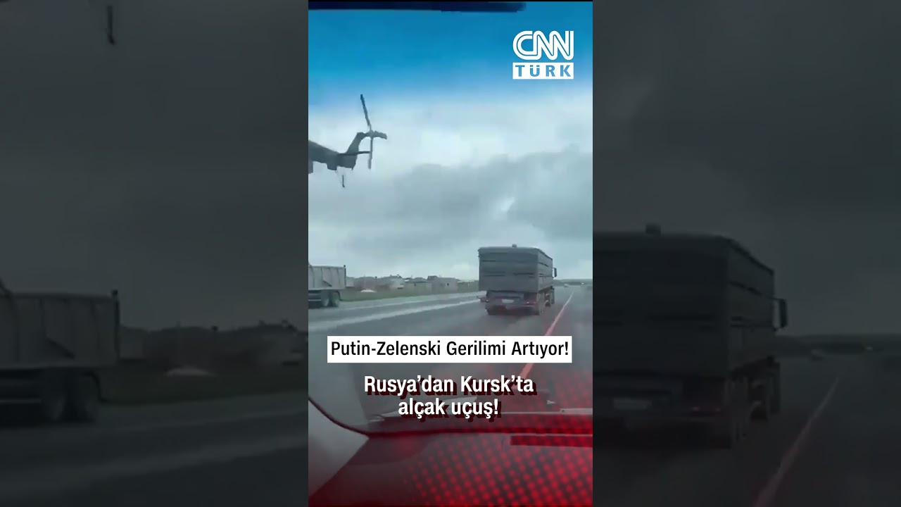 Rusya-Ukrayna Gerilimi Tırmanıyor! Rus Helikopteri Kursk'ta alçak uçuş 🚁