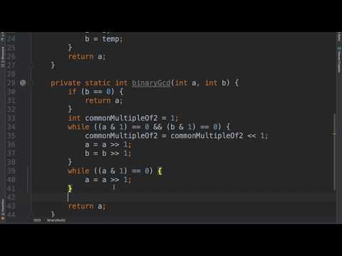Greatest common divisor - code for Euclid's algorithm