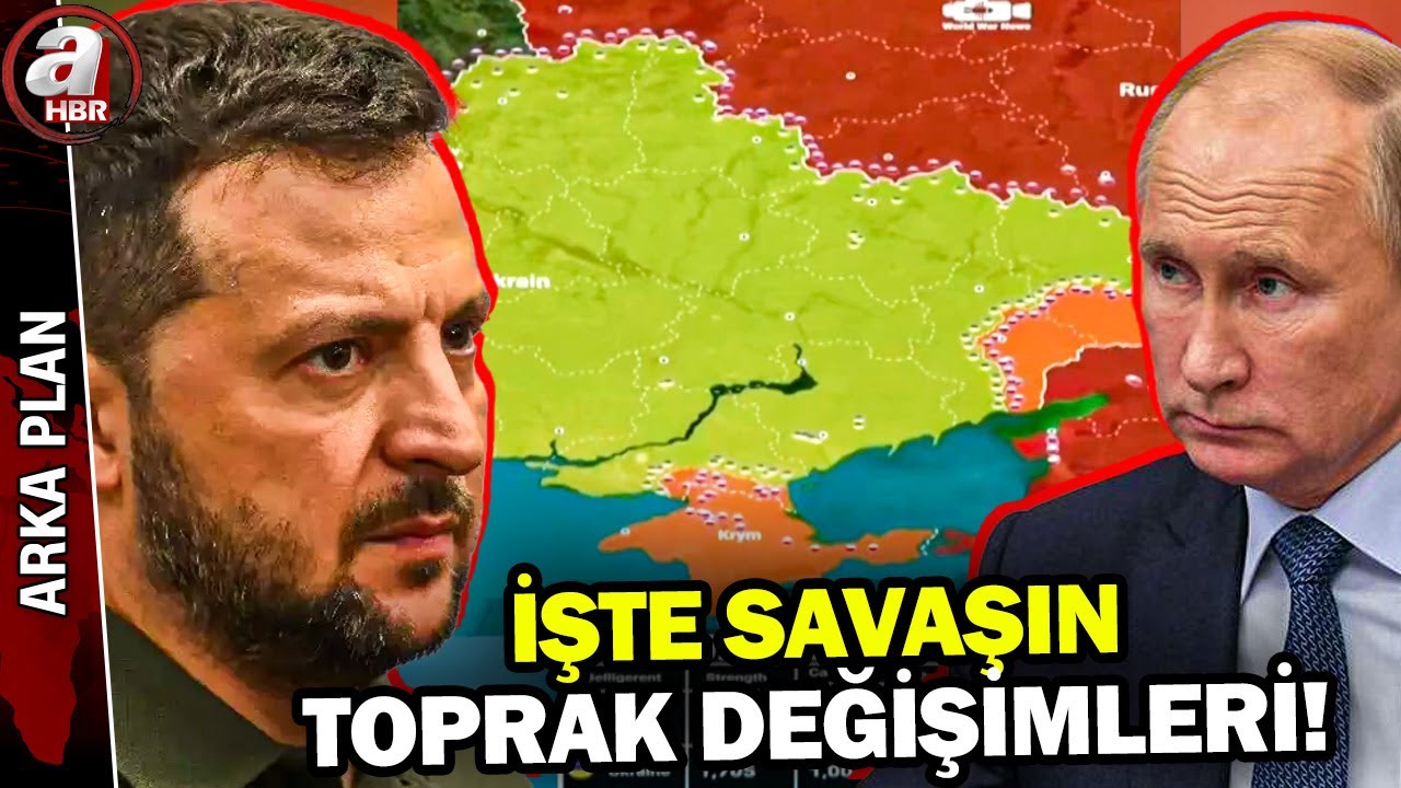 1 dakikada Ukrayna-Rusya savaşı! İşte savaşın boyunu gösteren o animasyon | A Haber