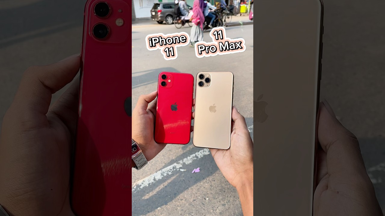 iPhone 11 vs iPhone 11 Pro Max Camera Zoom Comparison | Short Test