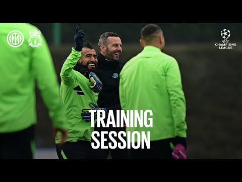 INTER vs LIVERPOOL | PRE-MATCH TRAINING SESSION | 2021-22 UEFA CHAMPIONS LEAGUE ⚫🔵