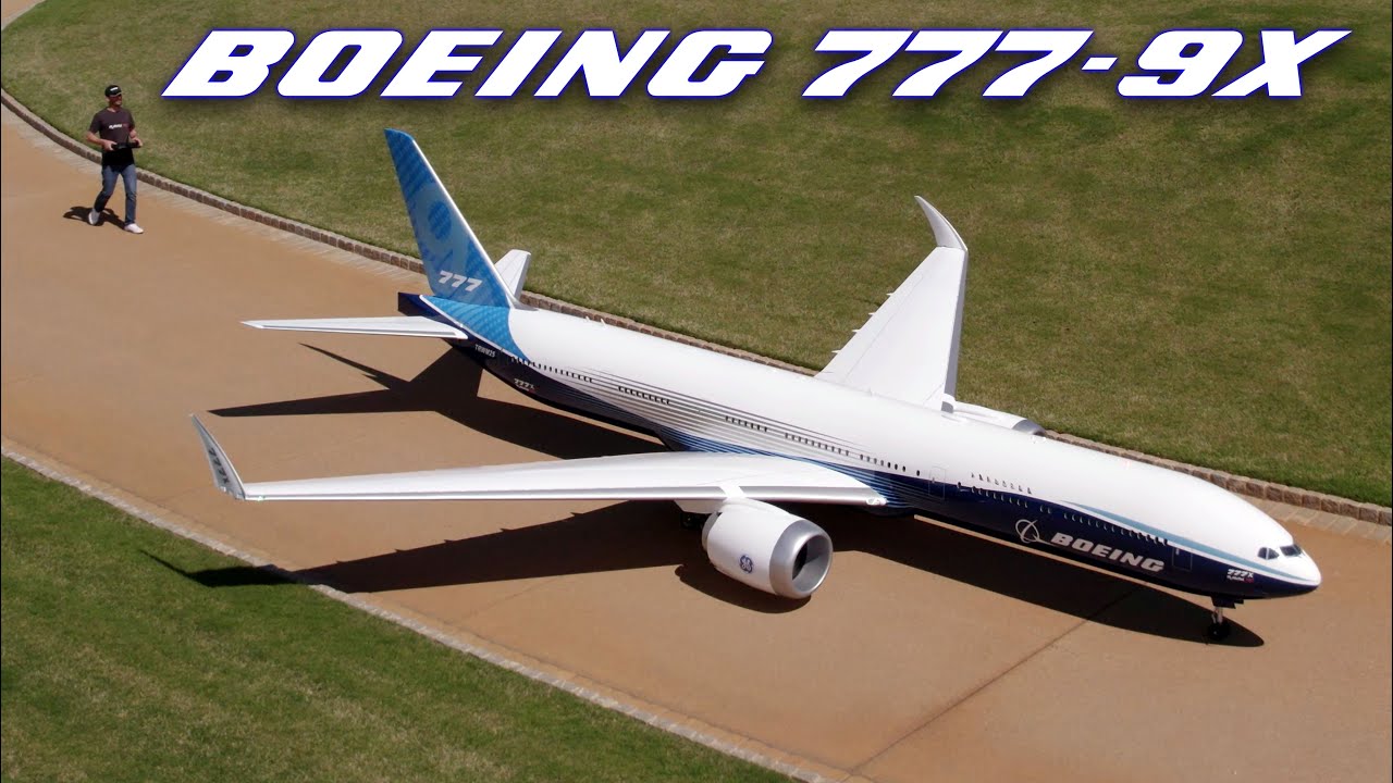 Watch the World's Largest RC Boeing 777X Take Flight ✈️