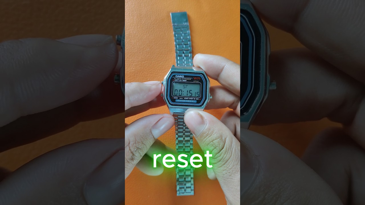 How to use stopwatch in Casio watch.#watch #shorts #stopwatch