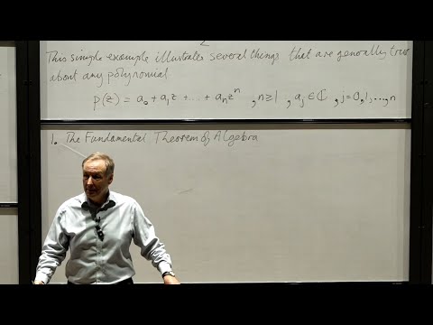 Introduction to Complex Numbers: Lecture 1 - Oxford Mathematics 1st Year Student Lecture