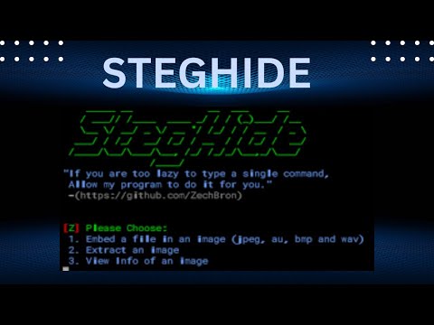 STEGHIDE TOOL | Explained