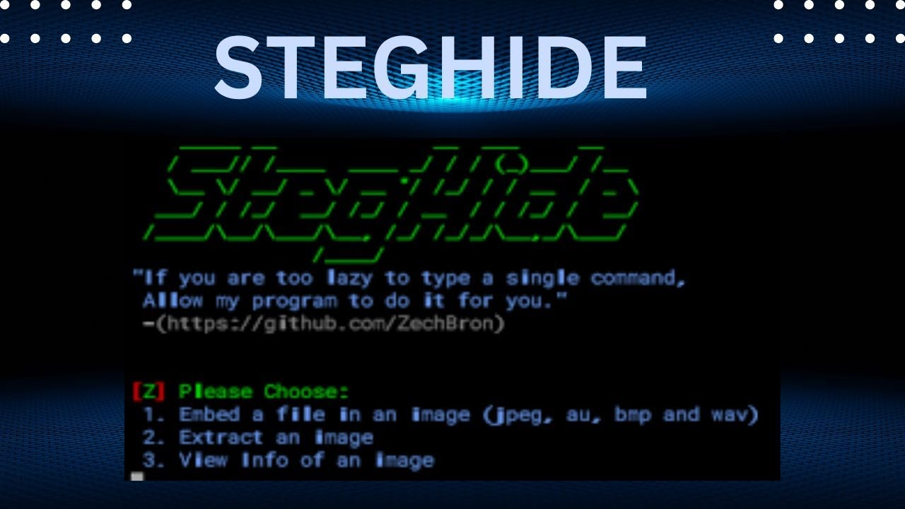 STEGHIDE Tool Explained: How to Hide Data Securely 🔒
