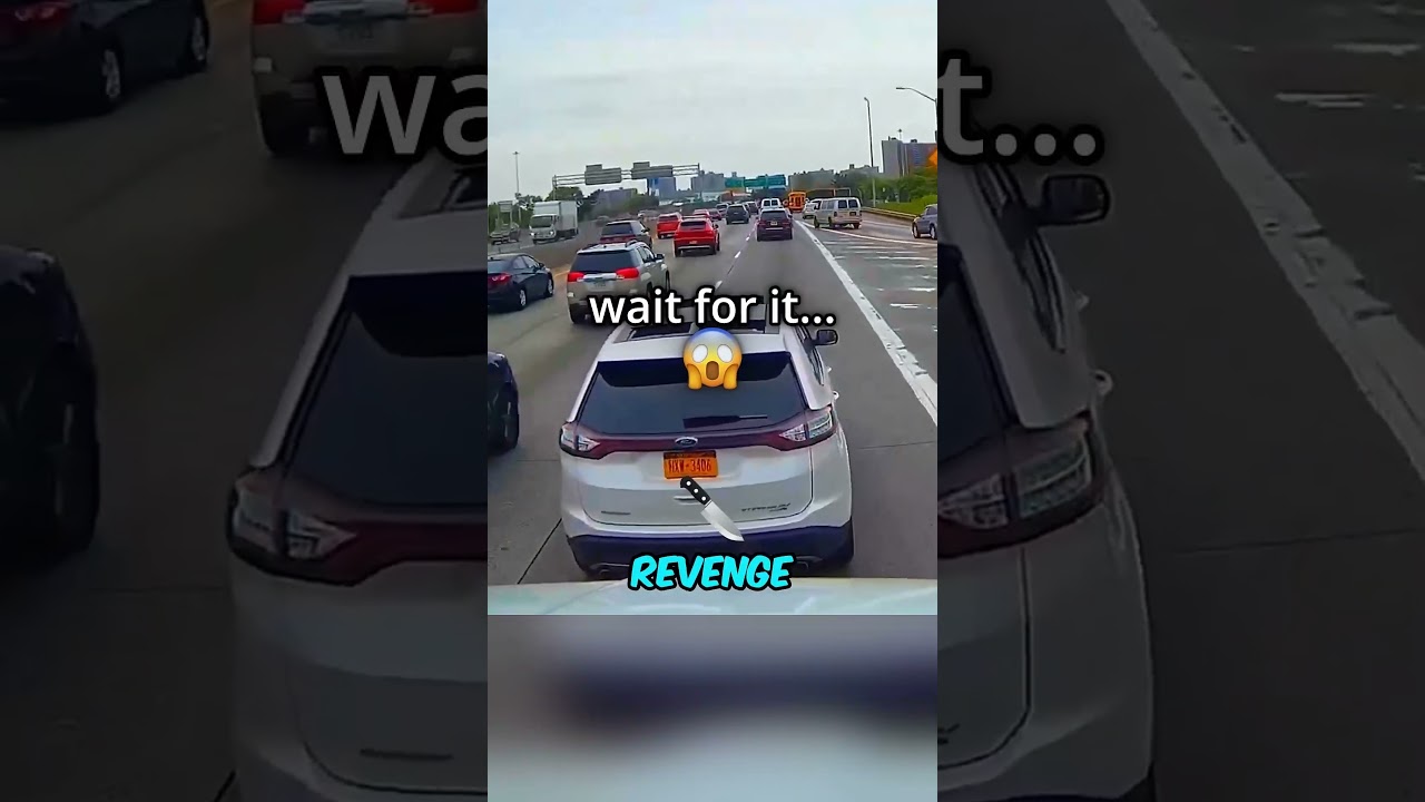 SUV Driver's Karma Caught on Camera! 🚗