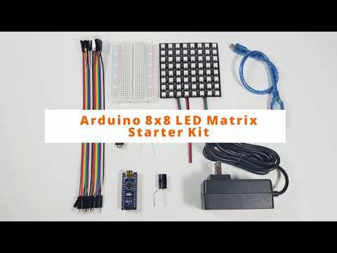 Arduino 8x8 LED Matrix Starter Kit