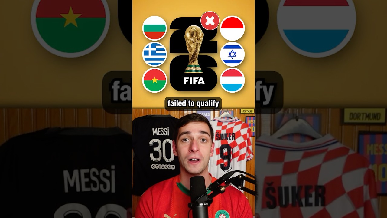 2026 World Cup: Countries That Missed Qualification ❌