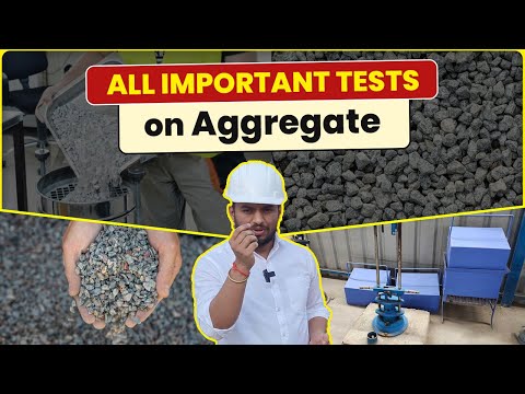 All Important Tests on Aggregate🔥 | IS Codes, Purpose & Equipment Explained