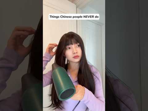 Things Chinese people NEVER do
