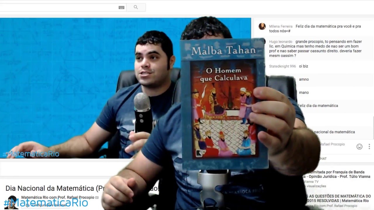 Celebração do Dia Nacional da Matemática com Matemática Rio
