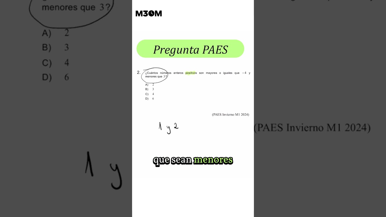 Prepárate para la PAES 2024 con M30M 🚀