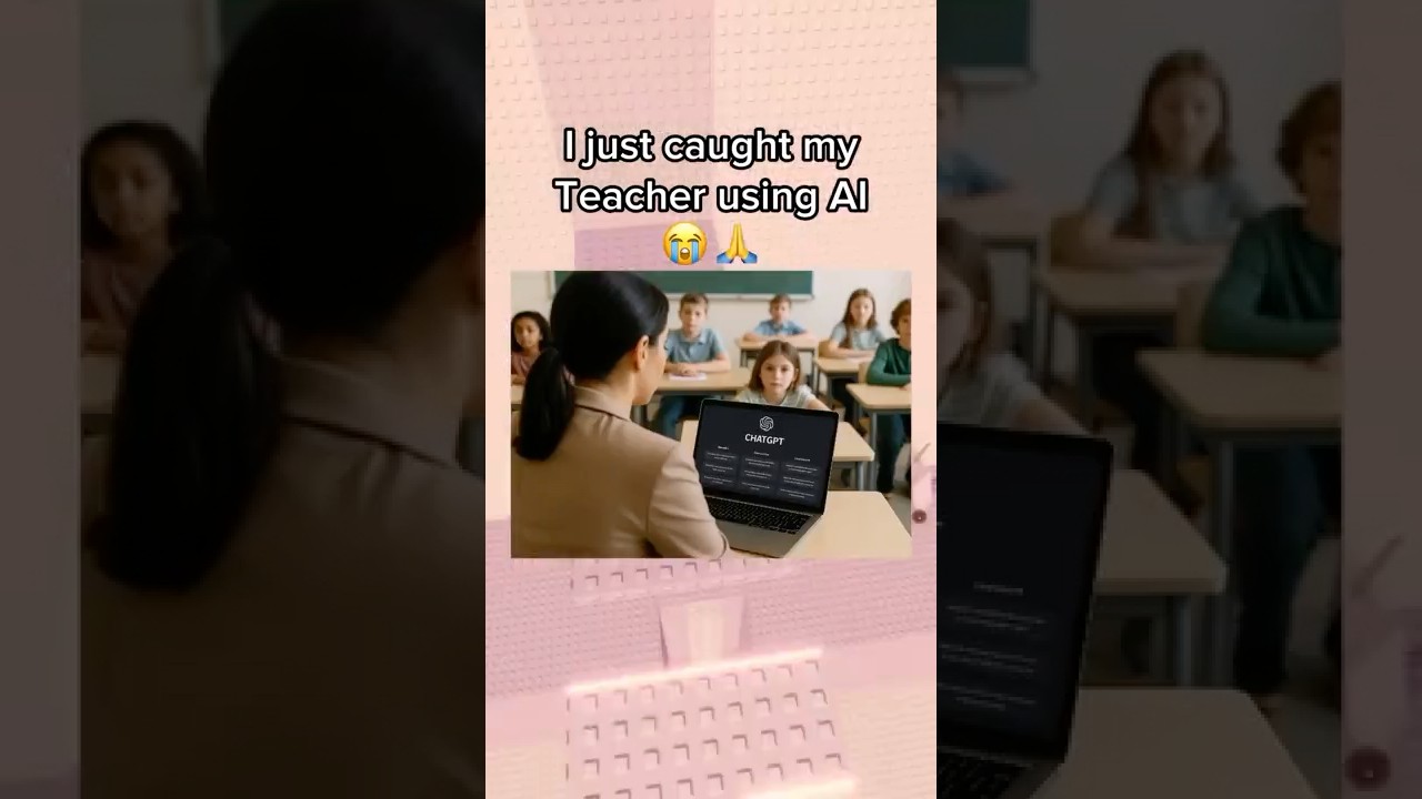 Caught My Teacher Using AI 😭