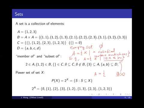 Math preliminaries for studying automata theory and computability