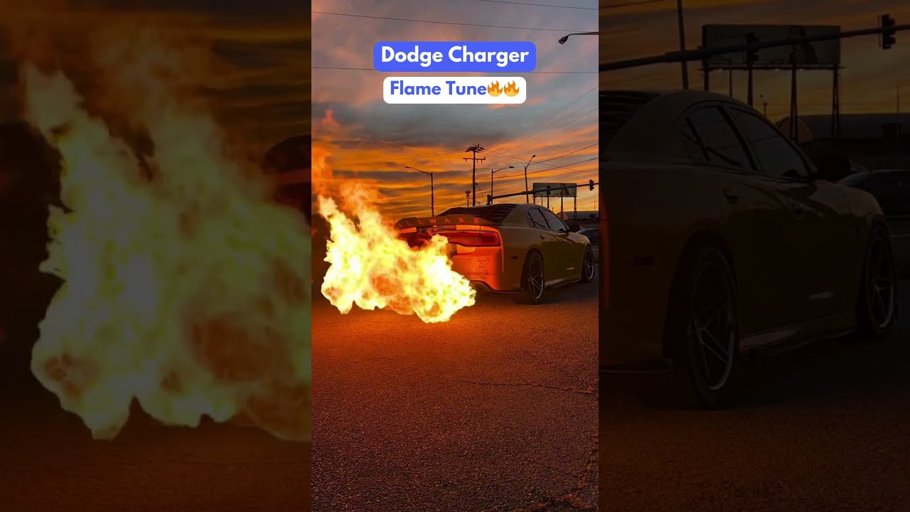 Dodge Charger Hellcat Roars with Massive Exhaust🔥