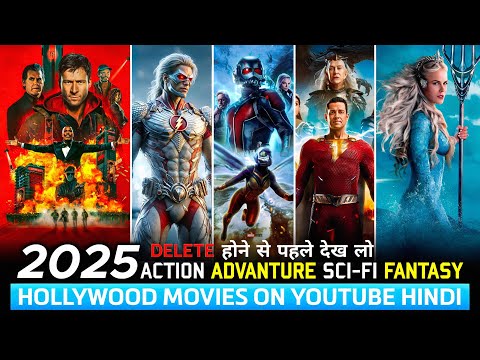Top 10 Hollywood Action & Sci-Fi Movies in Hindi On Youtube | Hollywood Movies In Hindi Dubbed 2025