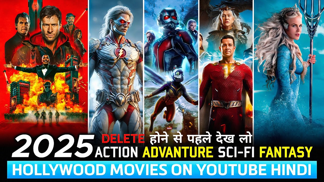 Top 10 Blockbuster Hollywood Action & Sci-Fi Films Dubbed in Hindi (2025) 🎬