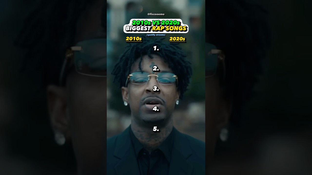 Top Rap Songs of the 2020s vs. 2010s 🎤 | Best Tracks & Artists Comparison