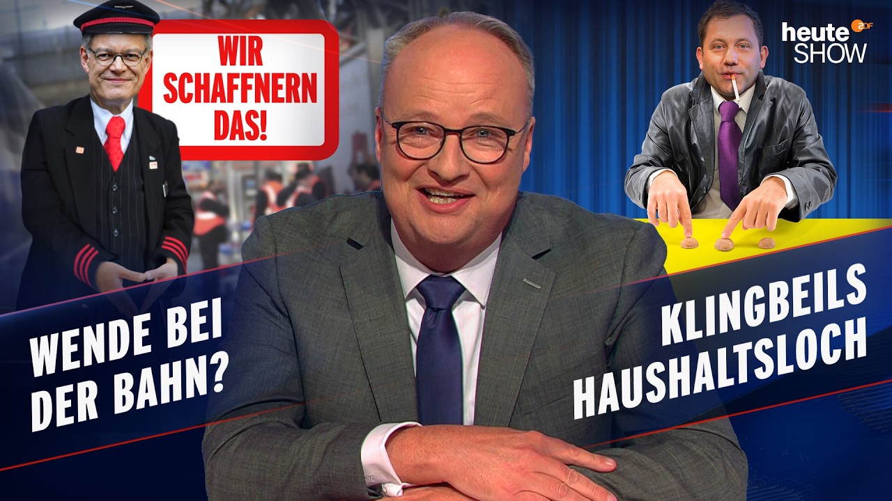 Neue Bahnziele & Sparmaßnahmen | Heute-Show 26.09.2025 🚆