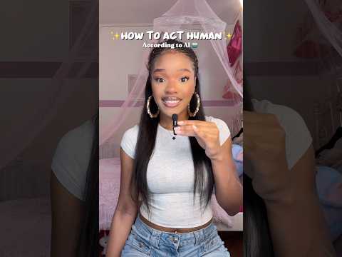 AI taught how to Act Human: Studying 📚 #chatgpt #ai #comedy