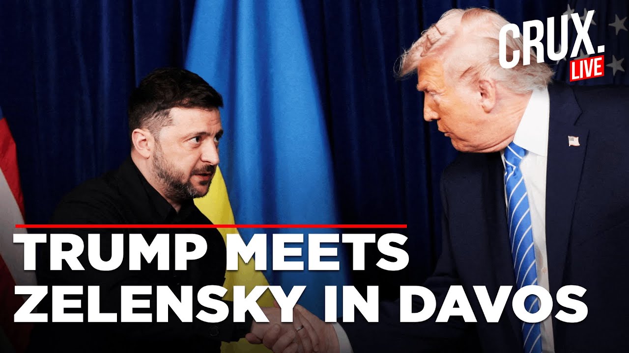 Trump & Zelensky Meet at Davos for Peace Talks 🌍