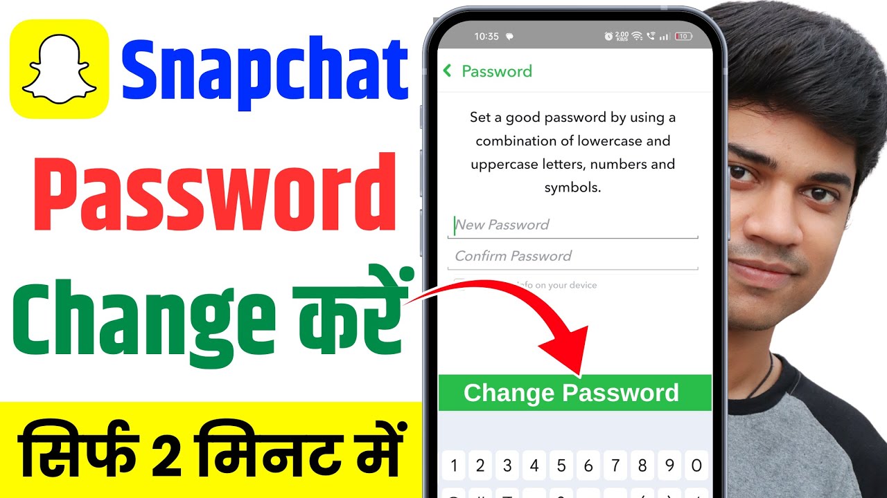 How To Change Snapchat Password Change Kaise Karen || Snapchat ka Password Kaise Change Kare