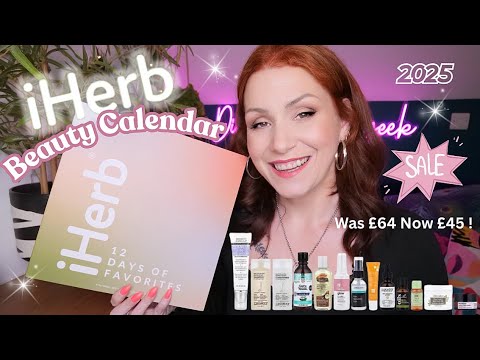 iHerb 2025 Beauty Advent Calendar Unboxing | Was £65 NOW £45 !!