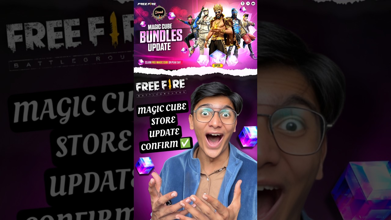 Free Fire Magic Cube Store Update ๐