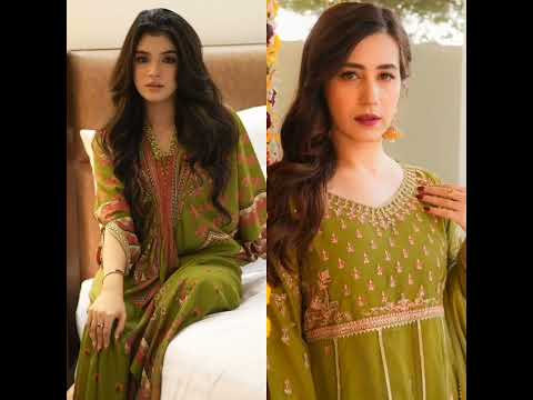 Laiba Khan vs Hiba Aziz in 2024 looks #laibakhan #hibaaziz #aafat #ost #shorts