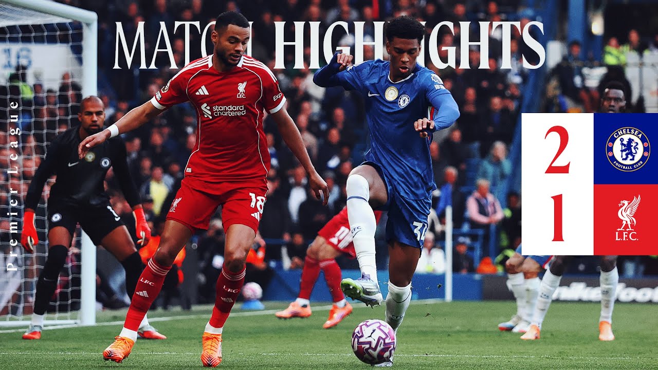 Chelsea Stuns Liverpool with Late 2-1 Victory at Stamford Bridge ⚽