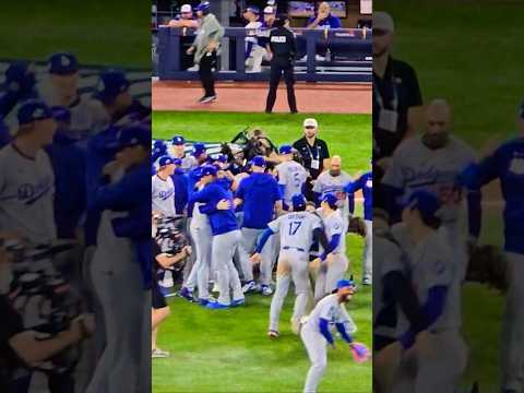 【ドジャースWS連覇の瞬間‼️】#mlb #baseball #worldseries