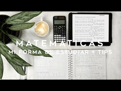 Mi forma de estudiar matemáticas 📓 cómo me preparo para exámenes, tips y recursos 🌿 thelma study🦔