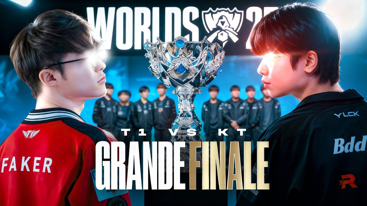 T1 vs KT🔥LA FINALE LA PLUS HISTORIQUE DE L' ESPORT ! (3x WIN WORLDS DE SUITE?)